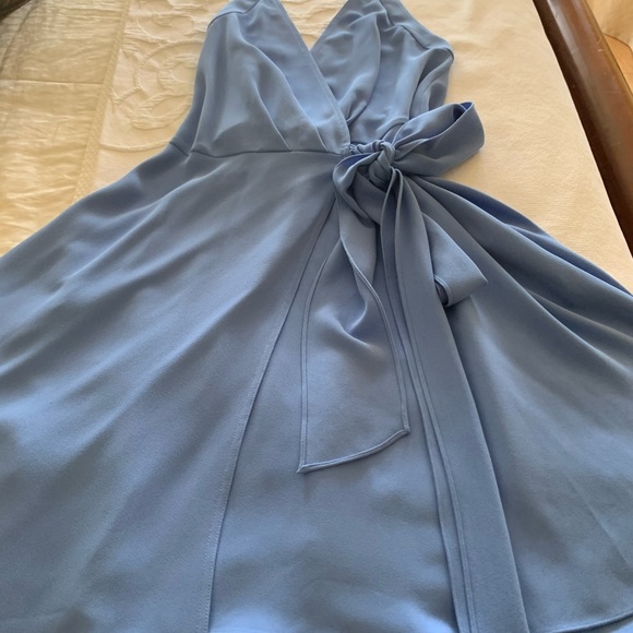 SOLD-DVF Violet Halter Dress- - Picture 8 of 8